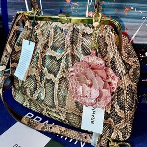 Brahmin Haiku Satchel Shoulder Bag Handbag Purse